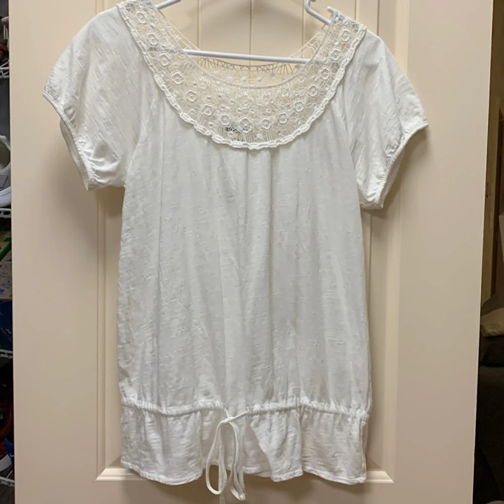 Womens Lucky Brand Short Sleeve Top - Picture 1 of 6